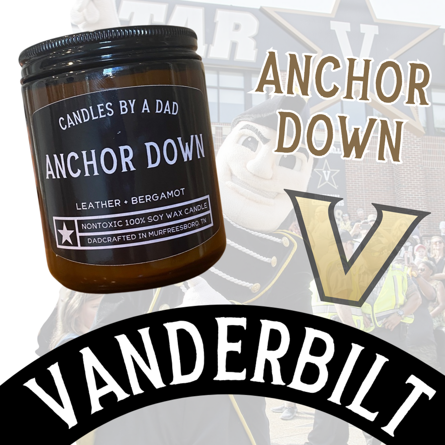 Vanderbilt Anchor Down 7oz Candle