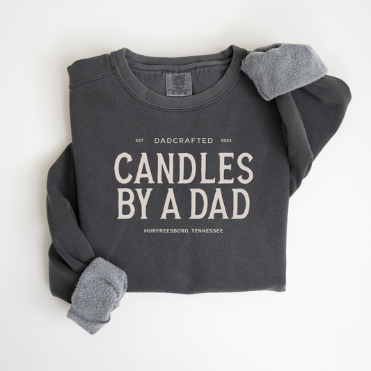 Candles By A Dad Comfort Color Crewneck Sweatshirt