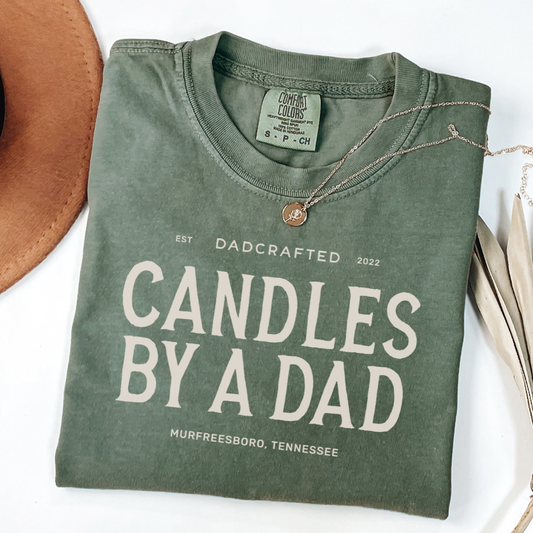 Candles By A Dad Comfort Color Tee