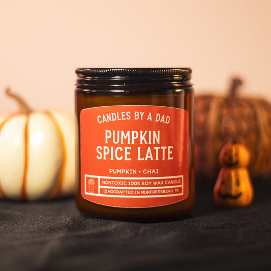 Pumpkin Spice Latte 7 oz Non Toxic Candle