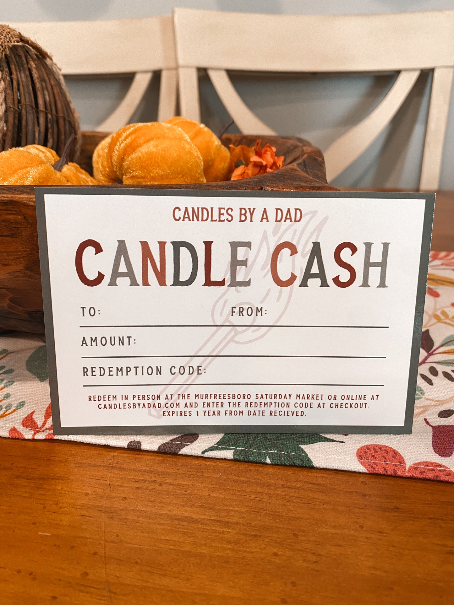 $50 Candle Cash | Gift Certificate