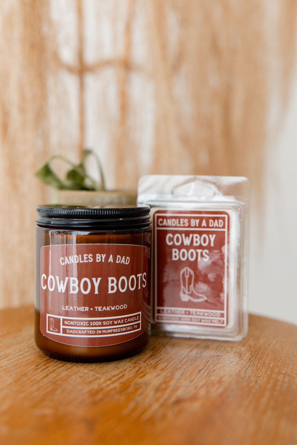 Cowboy Boots 7 oz Non Toxic Candle