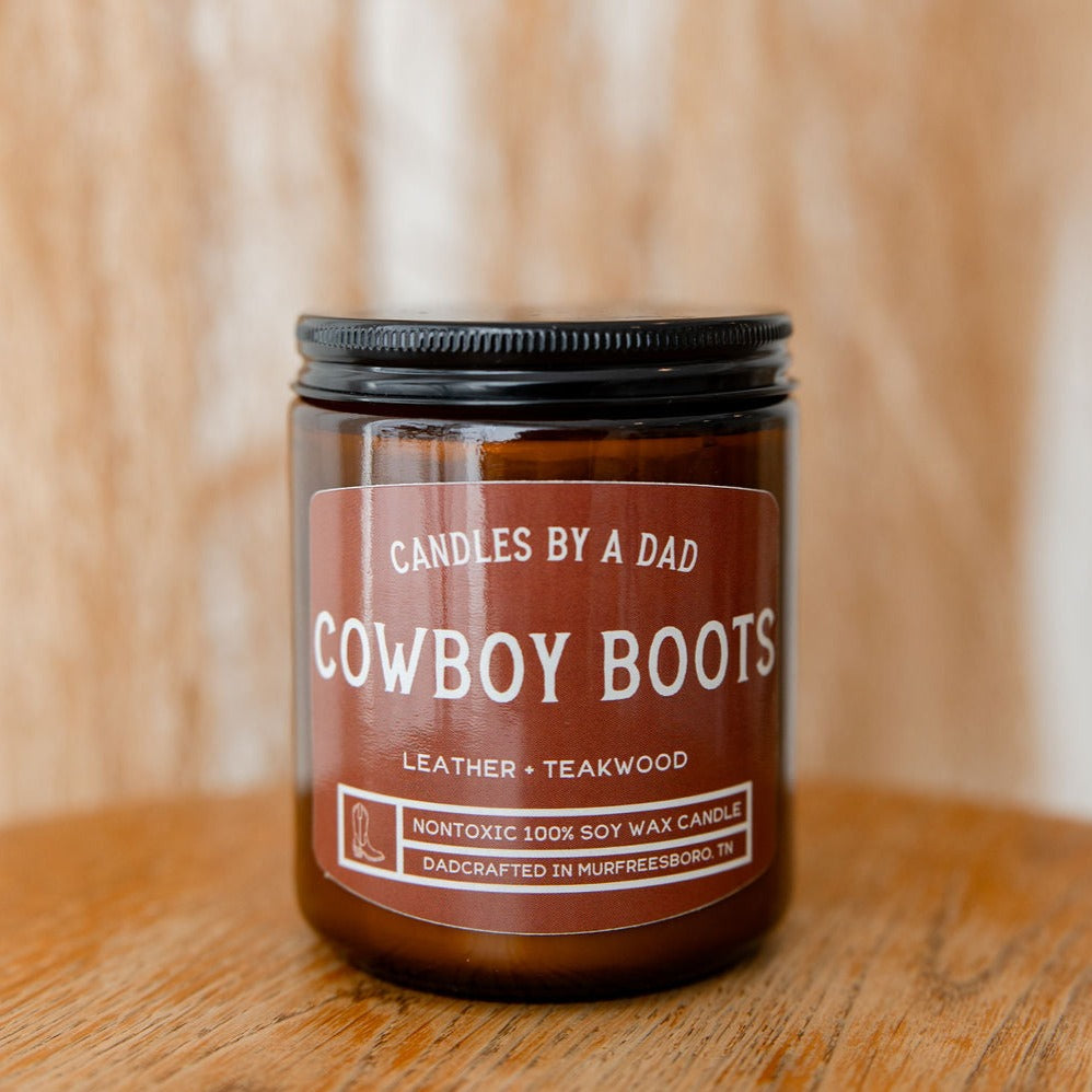 Cowboy Boots 7 oz Non Toxic Candle