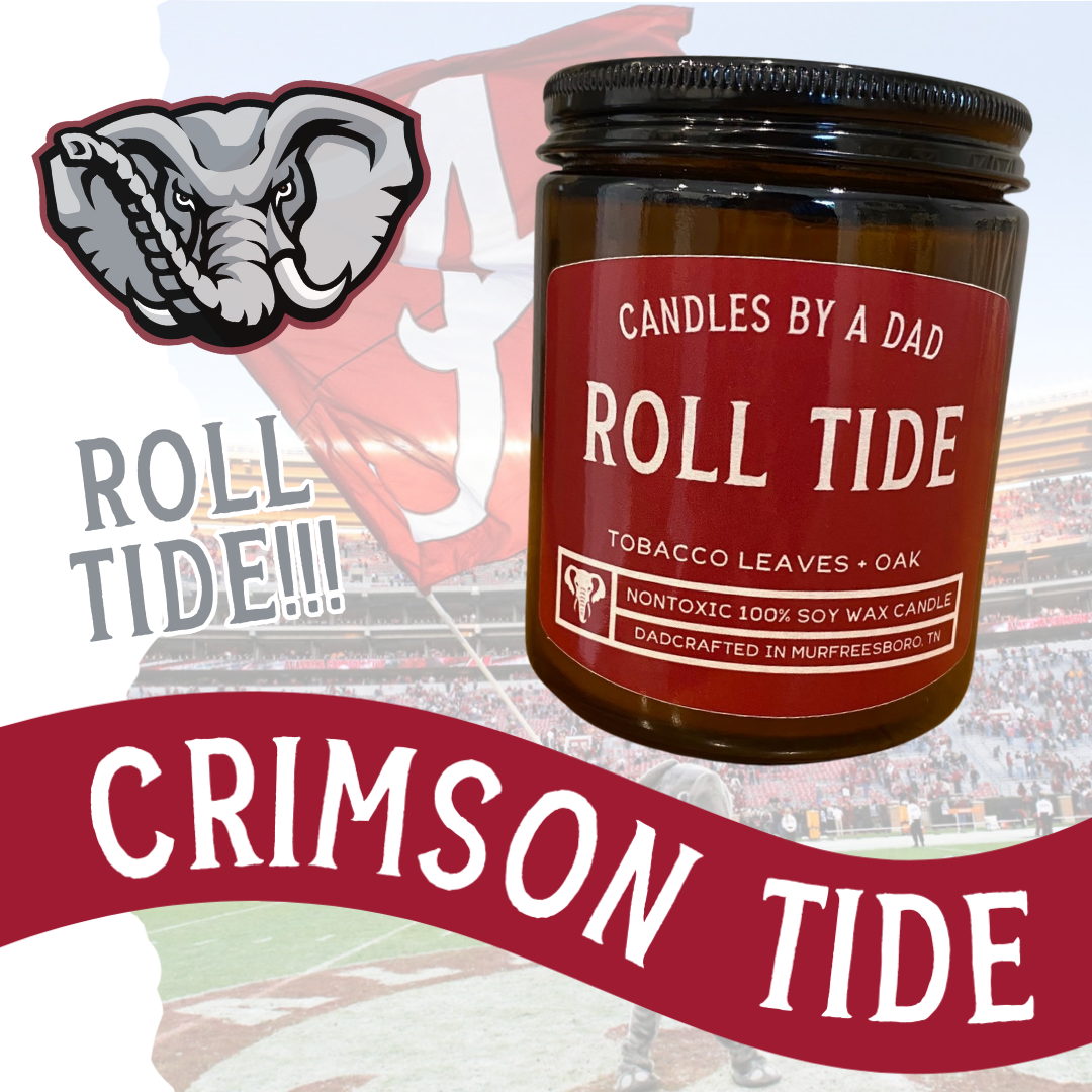 Alabama Roll Tide 7oz Candle